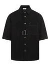 Double Pocket Short Sleeve Shirt Black - LEMAIRE - BALAAN 2