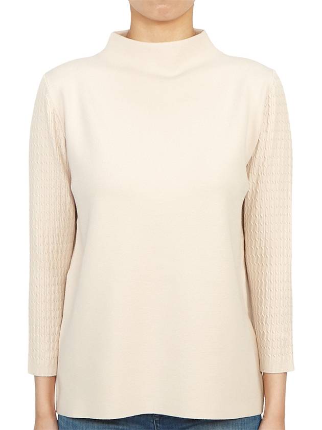 Cannes Knit Top Ivory - MAX MARA - BALAAN 4