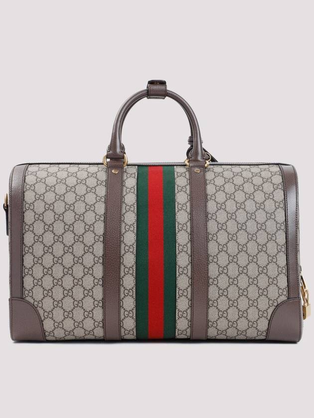 Supreme Savoy Small Duffel Bag Beige Ebony - GUCCI - BALAAN 3