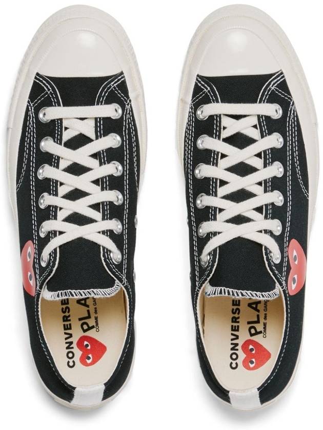 Chuck 70 Low Top Sneakers Black - COMME DES GARCONS - BALAAN 4