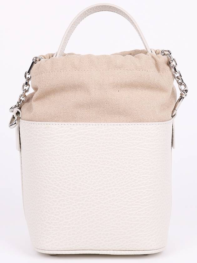 Greige mini bucket shoulder bag - MAISON MARGIELA - BALAAN 3