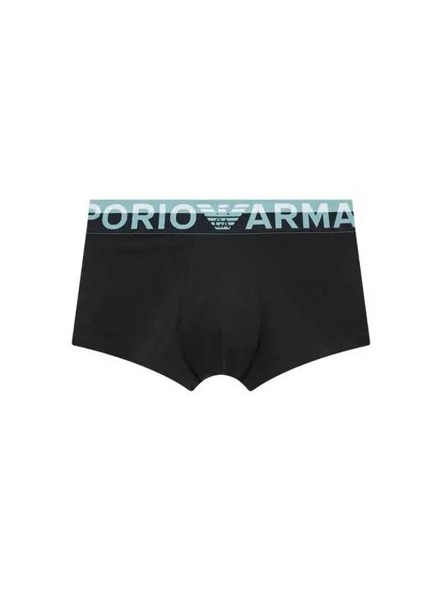 UNDERWEAR Men s Color Block Banding Cotton Drawn Black 270708 - EMPORIO ARMANI - BALAAN 1