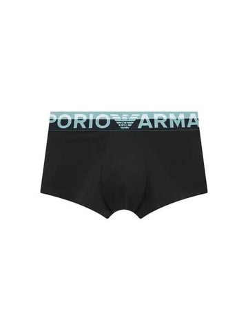 UNDERWEAR Men s Color Block Banding Cotton Drawn Black 270708 - EMPORIO ARMANI - BALAAN 1