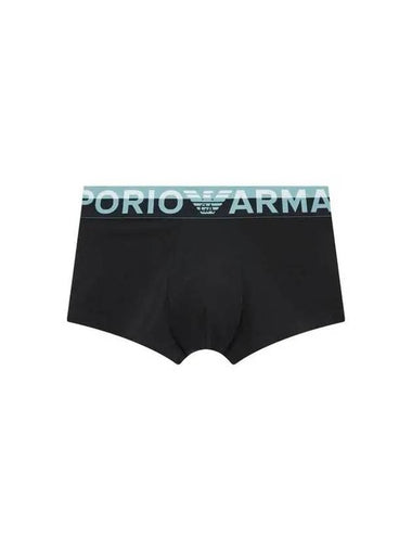 UNDERWEAR Men s Color Block Banding Cotton Drawn Black 270708 - EMPORIO ARMANI - BALAAN 1