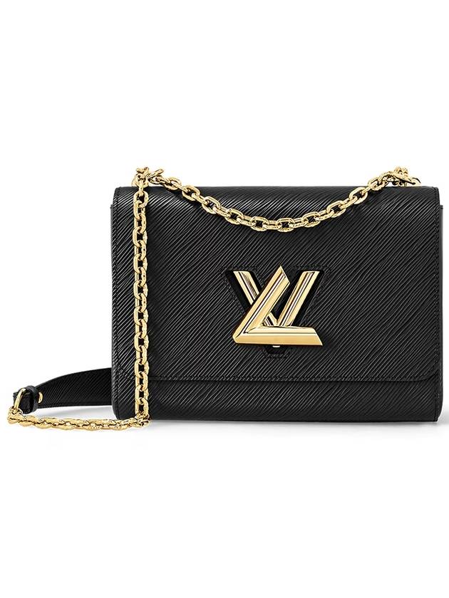 Women's Twist MM Shoulder Bag Black - LOUIS VUITTON - BALAAN 2