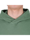 Waffen Patch Cotton Fleece Hoodie Olive - STONE ISLAND - BALAAN 7