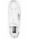 Star Dan Silver Tab Low Top Sneakers White - GOLDEN GOOSE - BALAAN 5