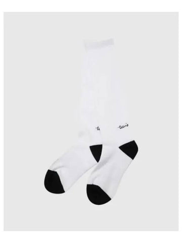 TRAVISMATHEW Women s Color Matching Point Knee Socks White - TRAVIS SCOTT - BALAAN 1