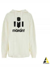 Marly Logo Hoodie White - ISABEL MARANT - BALAAN 2