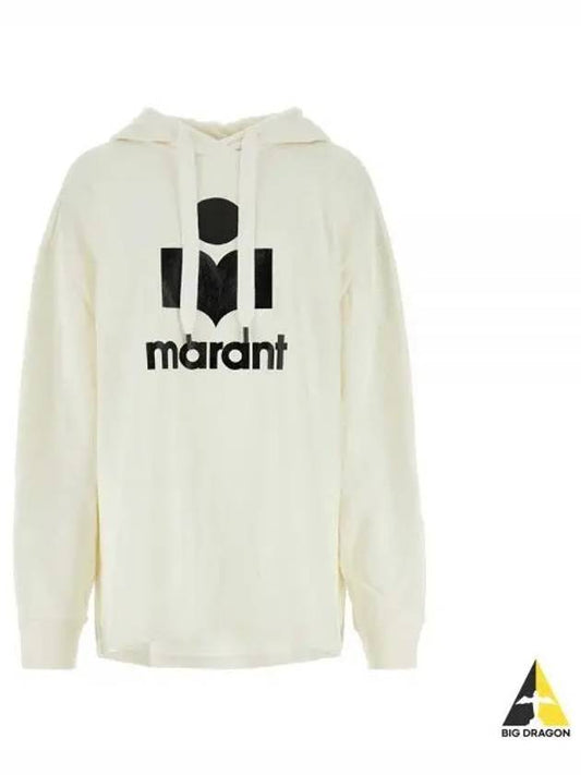 Marly Logo Hoodie White - ISABEL MARANT - BALAAN 2