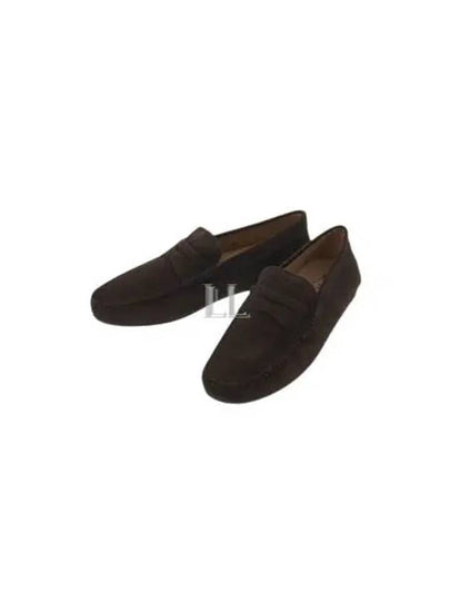 Men's Suede Penny Loafers Brown - TOD'S - BALAAN 2