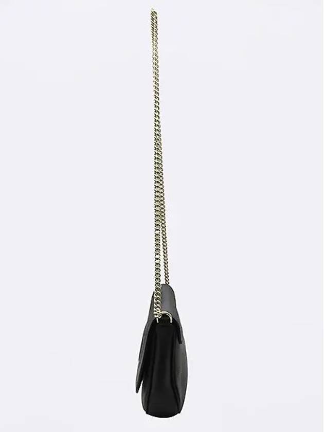 536224 SOHO Interlocking Tassel Decorated Logo Stitch Gold Metal Chain Cross Bag - GUCCI - BALAAN 3