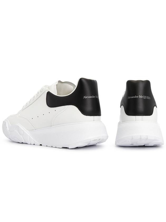 Court Trainer Low Sneakers White Black - ALEXANDER MCQUEEN - BALAAN 7