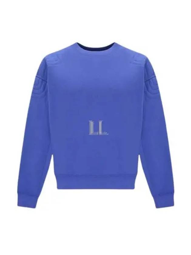 City Print Crew Neck Cotton Jersey Sweatshirt Blue - GUCCI - BALAAN 2