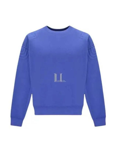 City Print Crew Neck Cotton Jersey Sweatshirt Blue - GUCCI - BALAAN 2