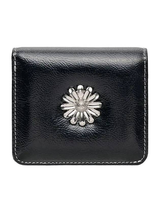 Daisy Photo Slot Half Wallet Banknote Card Black - LE MASQUE - BALAAN 1