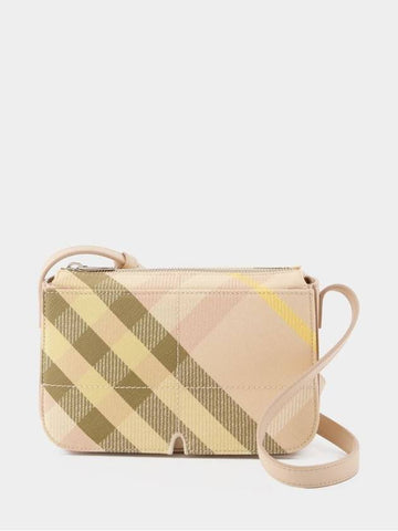 Snip Small Crossbody - Burberry - Synthetic - Pink - BURBERRY - BALAAN 1