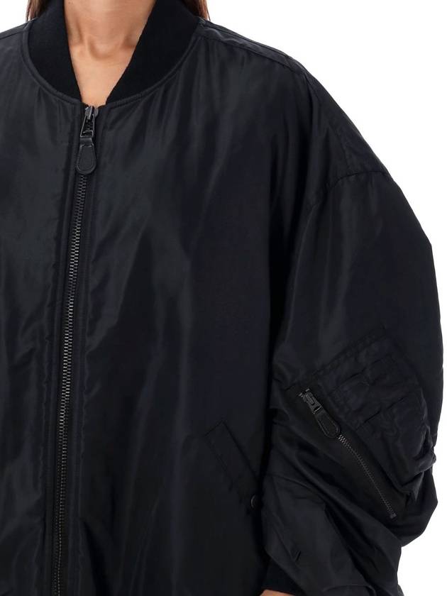 Junya Watanabe Oversized Bomber Jacket With Ruched Sleeves - JUNYA WATANABE - BALAAN 3