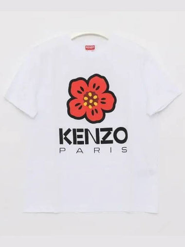 Balk flower print short sleeve women s t shirt 2TS039 4SO 01 270280 1040053 - KENZO - BALAAN 1