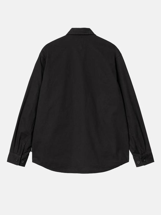 Tracker Long Sleeve Shirt Black - CARHARTT WIP - BALAAN 3