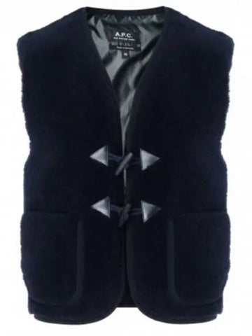 Jules Jacket Vest Navy - A.P.C. - BALAAN 1