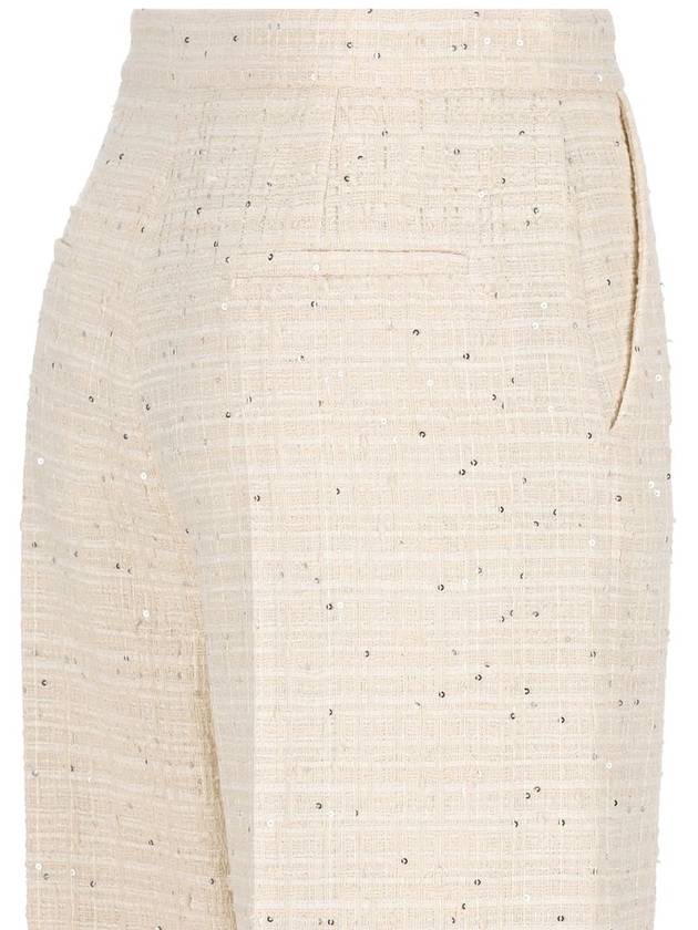 Valentino Garavani Trousers Beige - VALENTINO - BALAAN 3