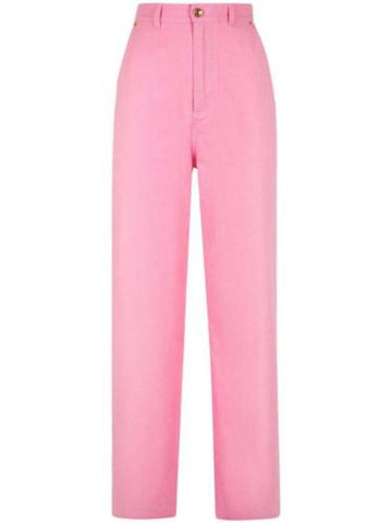 Denim Straight Pants WTR01S CO258 U442 PINK - BALLY - BALAAN 1