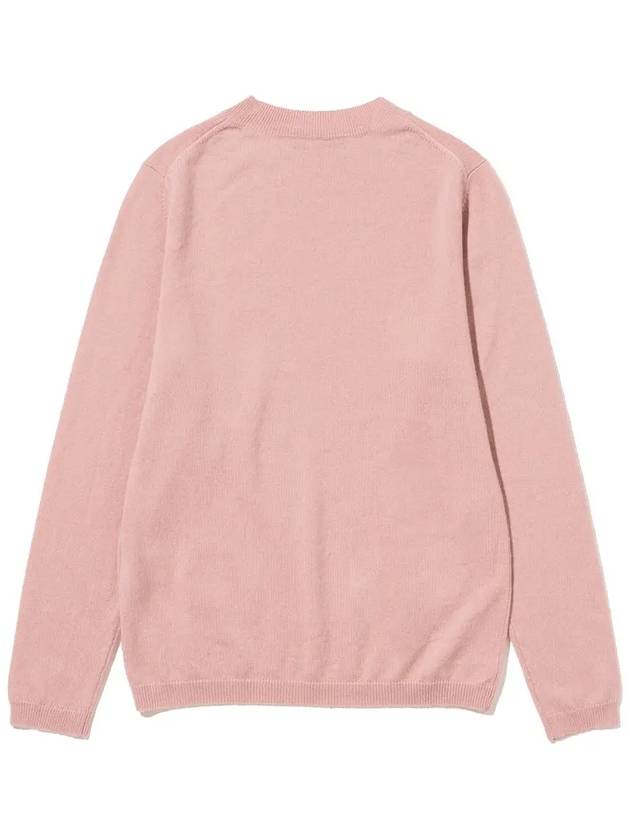 Cashmere round long sleeve knit PINK - 20THHOLE - BALAAN 2