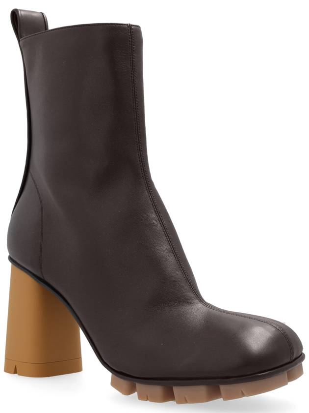 Bottega Veneta Heeled Ankle Boots Shore, Women's, Brown - BOTTEGA VENETA - BALAAN 4