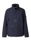 Logo Light Soft Shell Jacket Navy - STONE ISLAND - BALAAN 2