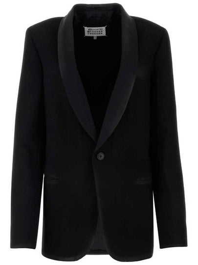 Four Stitch Logo Single Breasted Blazer S51BN0432S78075 - MAISON MARGIELA - BALAAN 2