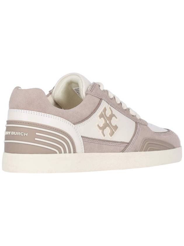 Women's Clover Court Low Top Sneakers Beige - TORY BURCH - BALAAN 5