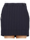 Women's Striped Golf Skirt Navy - HYDROGEN - BALAAN 7