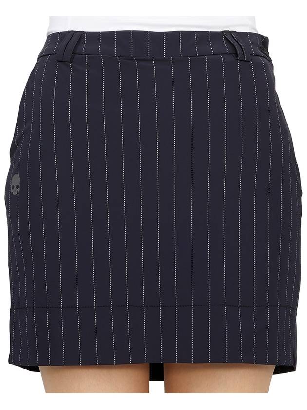 Women's Striped Golf Skirt Navy - HYDROGEN - BALAAN 7