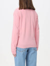 Bella Logo Embroidery Cardigan Pink - A.P.C. - BALAAN 5