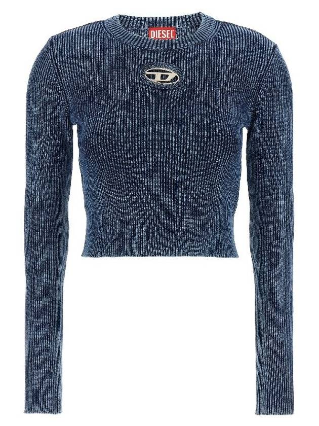 M-Anchor-A Knit Top Blue - DIESEL - BALAAN 2