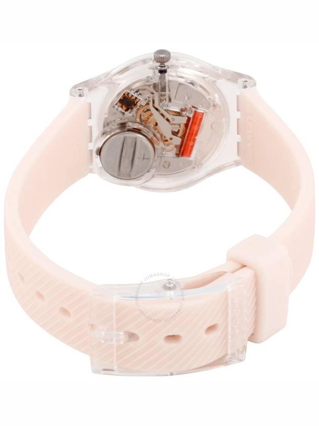 Swatch Quadretten Light Pink Sunray Dial Ladies Watch LK372 - SWATCH - BALAAN 3