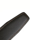 Horseshoe Buckle 30mm Reversible Leather Belt Black Brown - MONTBLANC - BALAAN 6