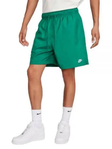 Club Woven Flow Shorts Green - NIKE - BALAAN 1