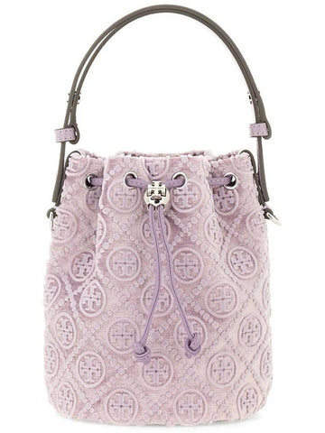 Tory Burch Mini "T Monogram" Bucket Bag - TORY BURCH - BALAAN 1