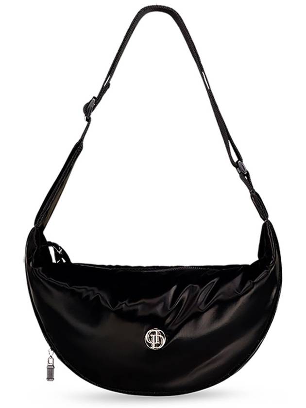 SOFT GLOSSY CROSS BAG BLACK - DON’T ASK MY PLAN - BALAAN 1