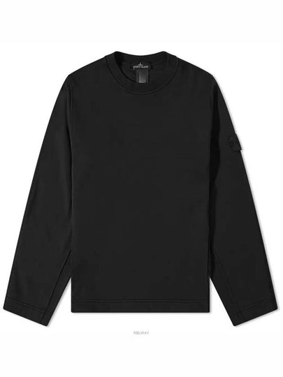 Wappen Shadow Project Mesh Long Sleeve T-Shirt Black - STONE ISLAND - BALAAN 2