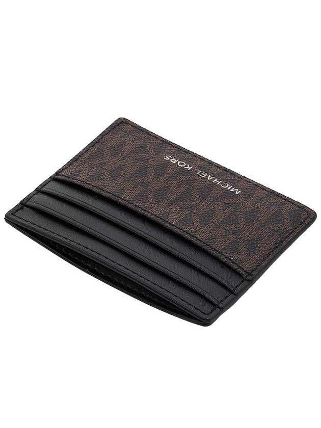 Men's Greyson Logo Card Wallet Brown - MICHAEL KORS - BALAAN 5