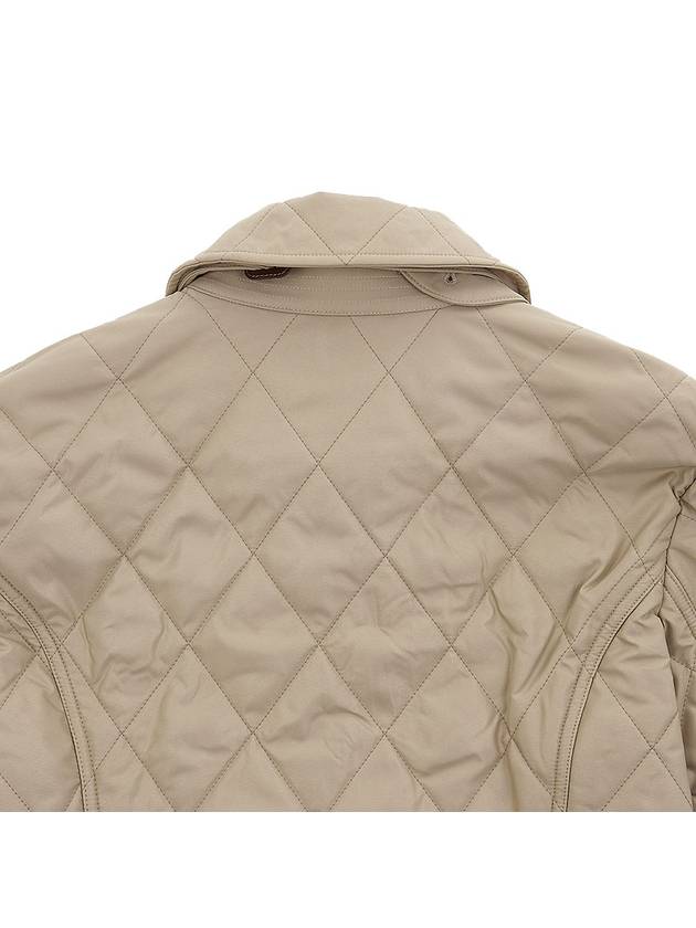 Diamond Quilted Thermoregulated Jacket New Chino Beige - BURBERRY - BALAAN 8