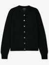 Marine Wool Cardigan Black - A.P.C. - BALAAN 3