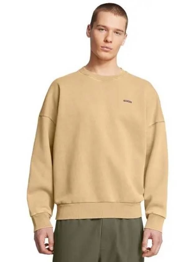 Icon Heavyweight Fleece Wash Oversized Crew 1386553 263 - UNDER ARMOUR - BALAAN 1