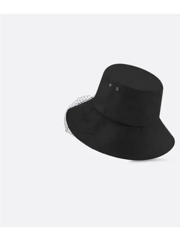 Teddy D Veil Bucket Hat Black - DIOR - BALAAN 4