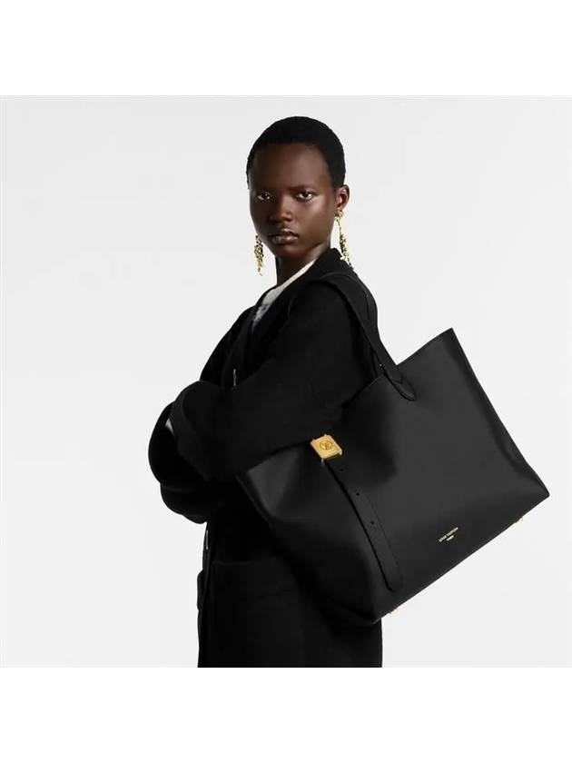 Low Key Cabas MM Tote Bag Black - LOUIS VUITTON - BALAAN 7