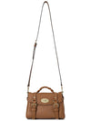 Alexa Heavy Grain Mini Tote Bag Chestnut - MULBERRY - BALAAN 8