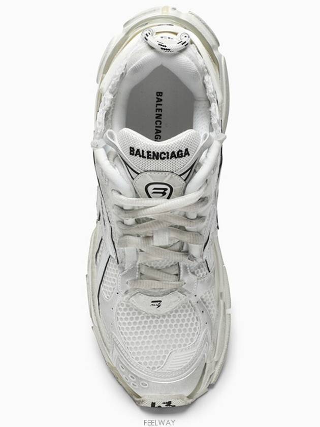 Runner Low Top Sneakers White - BALENCIAGA - BALAAN 5